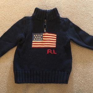 Polo Ralph Lauren American Flag Sweater 2T